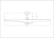 Modern Forms FR-W2006-72L Zephyr 72" Outdoor Ceiling Fan with LED Light Kit