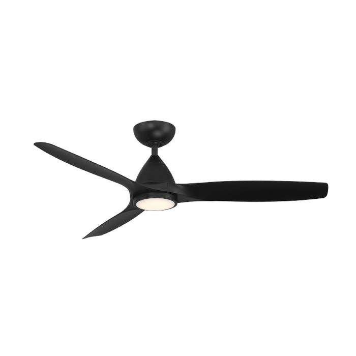 Modern Forms FR-W2202-54L Skylark 54" Outdoor Ceiling Fan with LED Light Kit, 4CCT Selectable-Matte Black