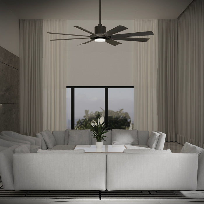 Modern Forms FR-W2303-60L Aura 60" Outdoor Ceiling Fan with LED Light Kit