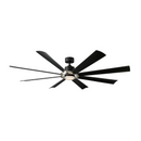 Modern Forms FR-W2303-72L Aura 72" Outdoor Ceiling Fan with LED Light Kit