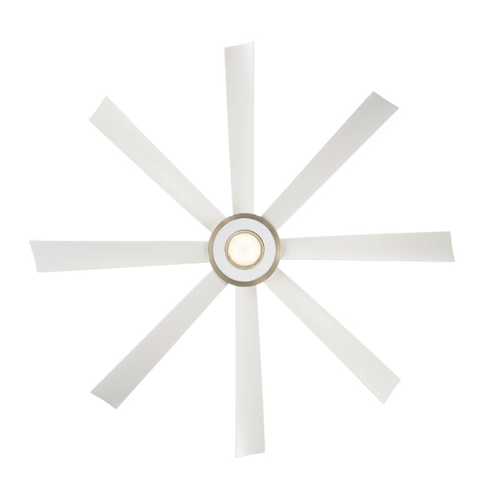 Modern Forms FR-W2303-72L Aura 72" Outdoor Ceiling Fan with LED Light Kit, 4CCT Selectable