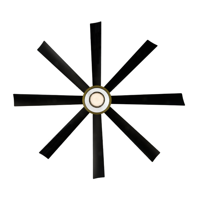 Modern Forms FR-W2303-72L Aura 72" Outdoor Ceiling Fan with LED Light Kit, 4CCT Selectable