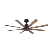 Modern Forms FR-W2403-56 Size Matters 56" Ceiling Fan-Matte Black with Distressed Koa Blades
