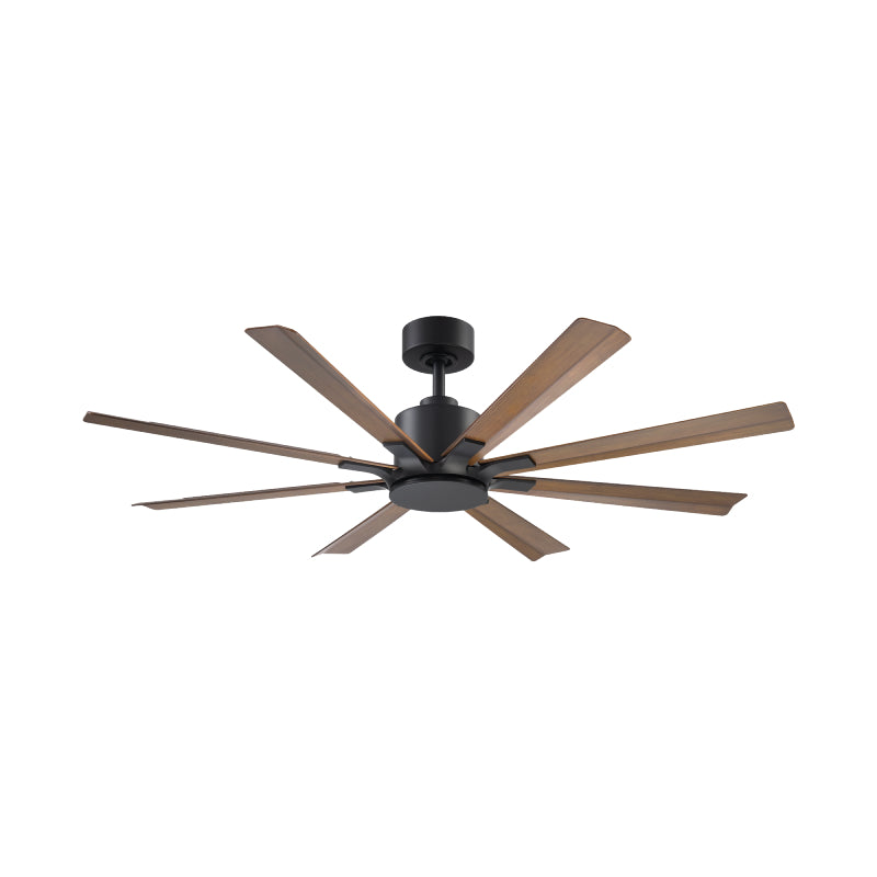 Modern Forms FR-W2403-56 Size Matters 56" Ceiling Fan-Matte Black with Distressed Koa Blades