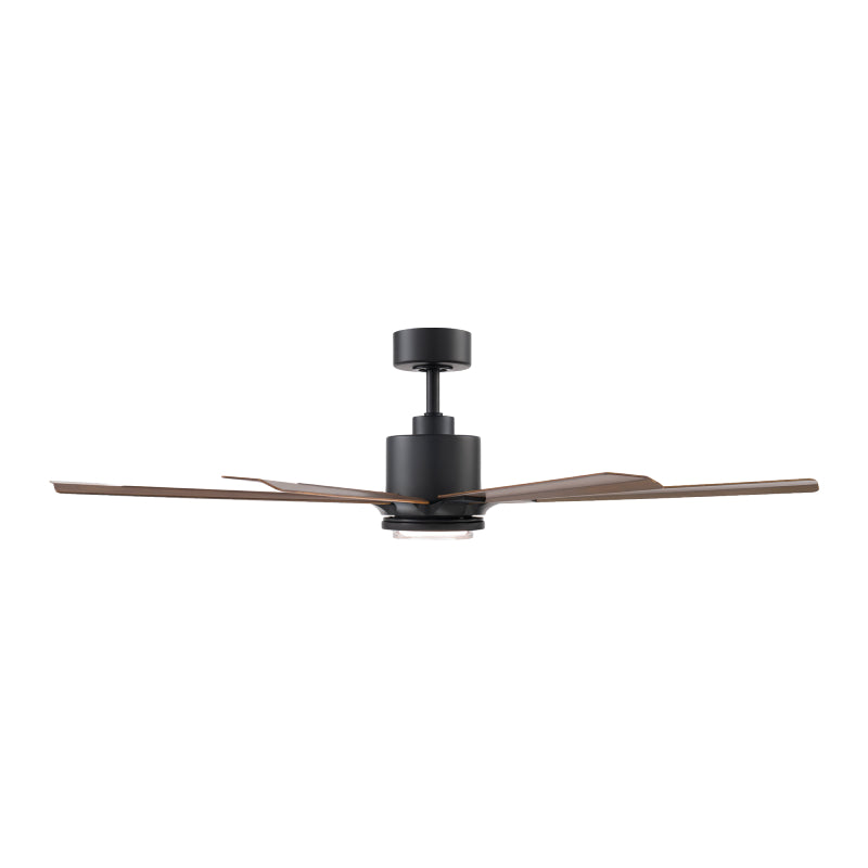 Modern Forms FR-W2403-56L Size Matters 56" Ceiling Fan with LED Light Kit-Matte Black with Distressed Koa Blades