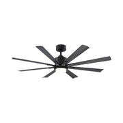 Modern Forms FR-W2403-56L Size Matters 56" Ceiling Fan with LED Light Kit-Matte Black