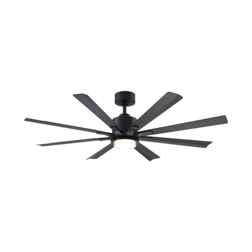 Modern Forms FR-W2403-56L Size Matters 56" Outdoor Ceiling Fan with LED Light Kit-Matte Black