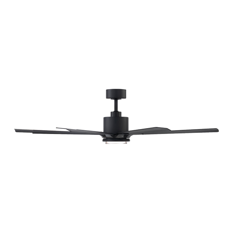 Modern Forms FR-W2403-56L Size Matters 56" Ceiling Fan with LED Light Kit-Matte Black