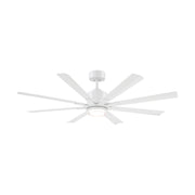 Modern Forms FR-W2403-56L Size Matters 56" Ceiling Fan with LED Light Kit-Matte White