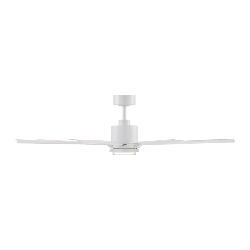 Modern Forms FR-W2403-56L Size Matters 56" Ceiling Fan with LED Light Kit-Matte White