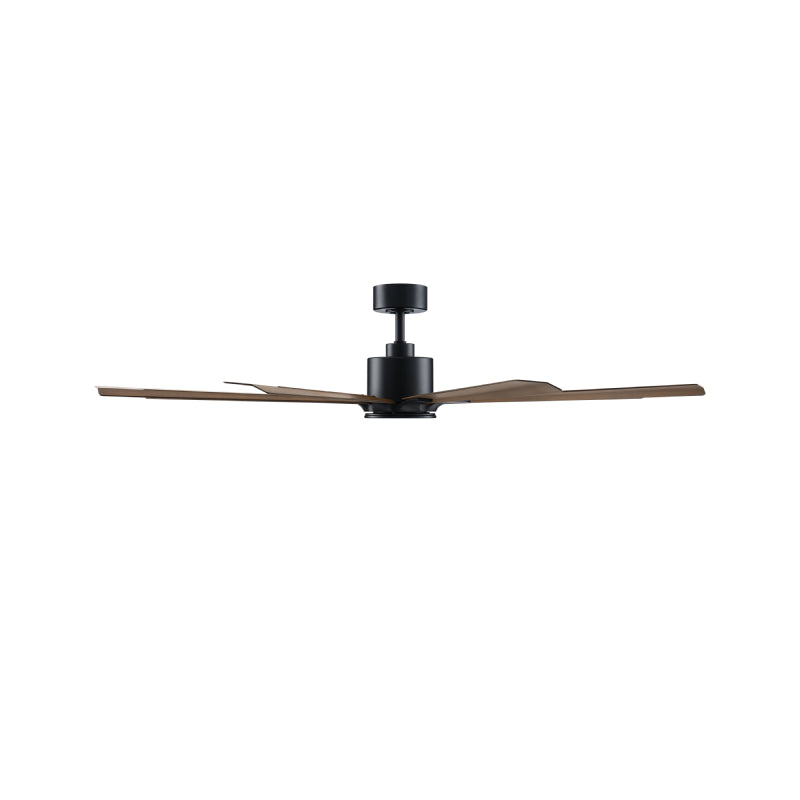 Modern Forms FR-W2403 Size Matters 65" Outdoor Ceiling Fan-Matte Black with Distressed Koa Blades