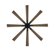 Modern Forms FR-W2403 Size Matters 65" Outdoor Ceiling Fan-Matte Black with Distressed Koa Blades