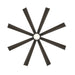 Modern Forms FR-W2403 Size Matters 65" Outdoor Ceiling Fan with LED Light Kit - Bronze