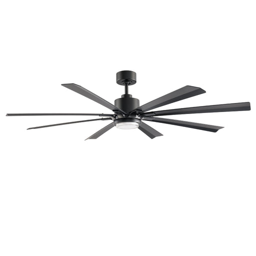 Modern Forms FR-W2403 Size Matters 65" Outdoor Ceiling Fan with LED Light Kit - Matte Black
