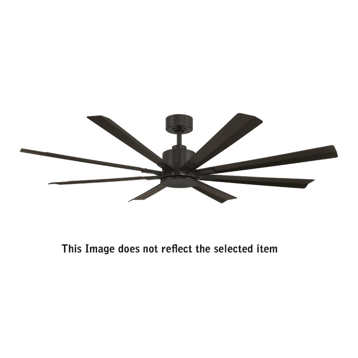 Modern Forms FR-W2403 Size Matters 65" Outdoor Ceiling Fan - Soft Brass with Matte Black Blades