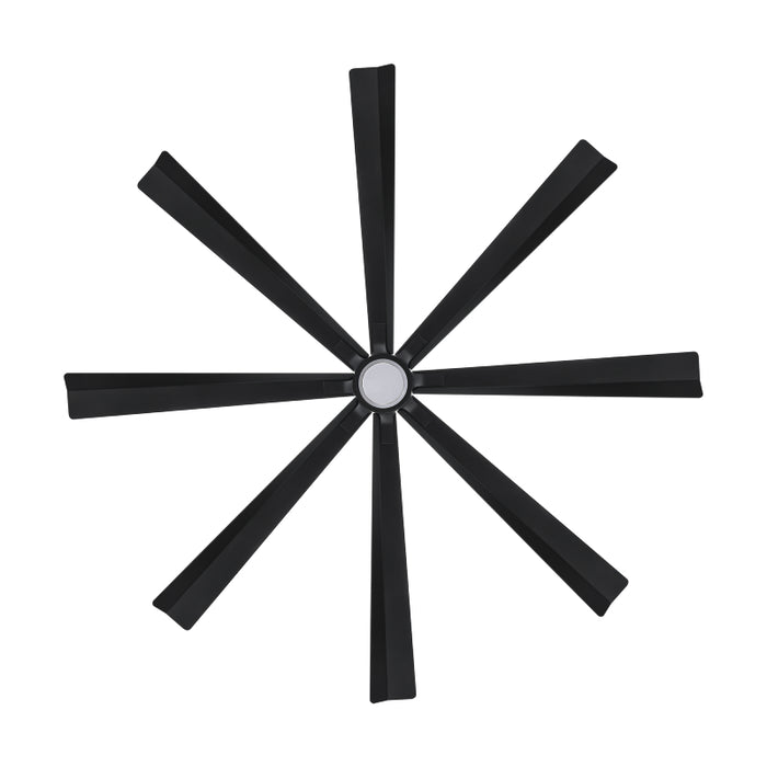 Modern Forms FR-W2403 Size Matters 84" Outdoor Ceiling Fan with LED Light Kit - Matte Black