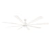 Modern Forms FR-W2403 Size Matters 84" Outdoor Ceiling Fan with LED Light Kit - Matte White
