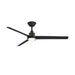 Modern Forms FR-W2501-56L Bolo 56" Outdoor Ceiling Fan with LED Light Kit - Matte Black