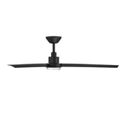 Modern Forms FR-W2501-56L Bolo 56" Outdoor Ceiling Fan with LED Light Kit - Matte Black