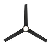 Modern Forms FR-W2501-56L Bolo 56" Outdoor Ceiling Fan with LED Light Kit - Matte Black