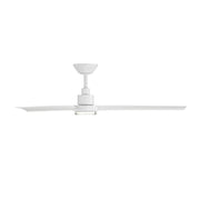 Modern Forms FR-W2501-56L Bolo 56" Outdoor Ceiling Fan with LED Light Kit - Matte White
