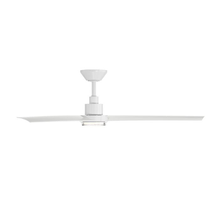 Modern Forms FR-W2501-56L Bolo 56" Outdoor Ceiling Fan with LED Light Kit - Matte White