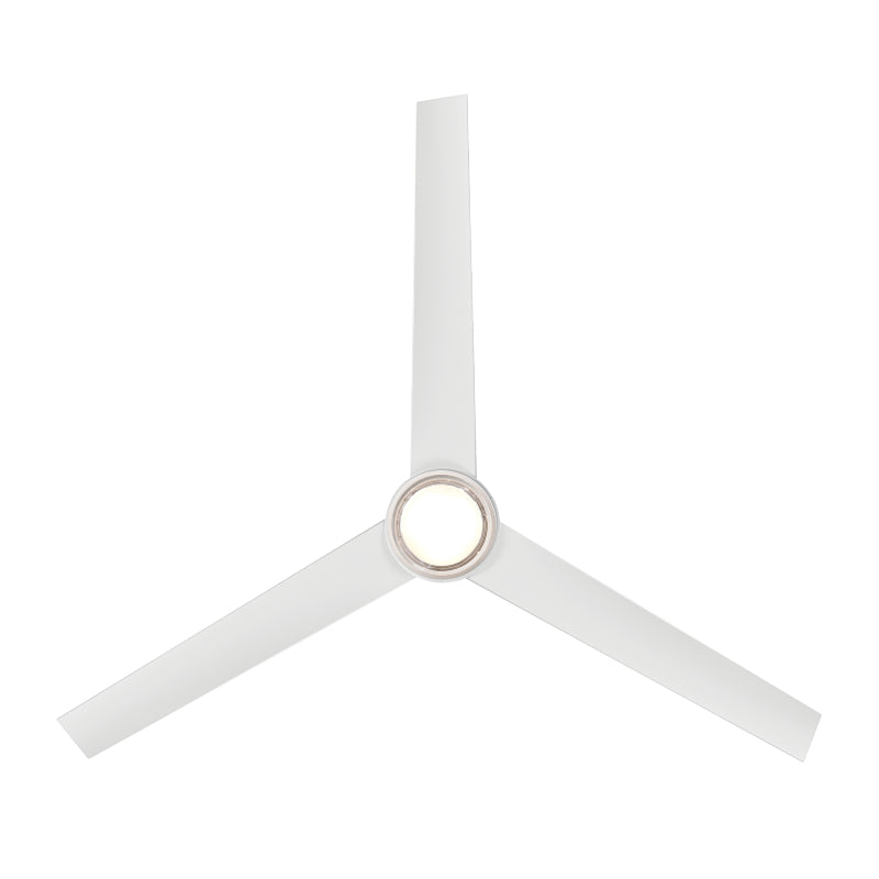 Modern Forms FR-W2501-56L Bolo 56" Outdoor Ceiling Fan with LED Light Kit - Matte White