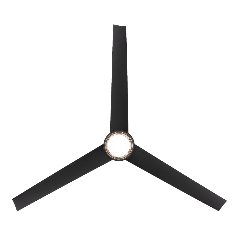 Modern Forms FR-W2501-62L Bolo 62" Outdoor Ceiling Fan with LED Light Kit-Matte Black