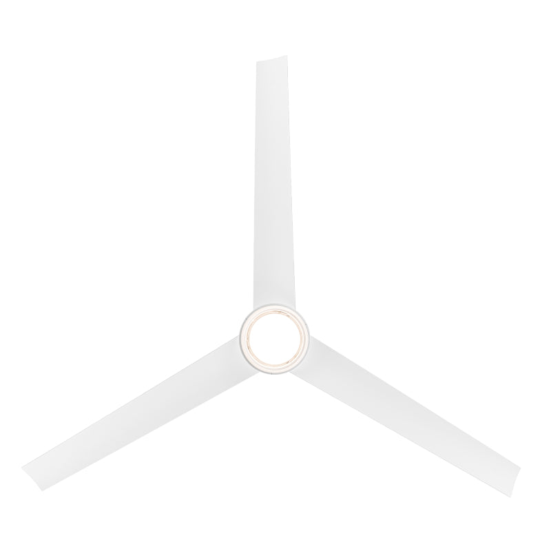 Modern Forms FR-W2501-62L Bolo 62" Outdoor Ceiling Fan with LED Light Kit-Matte White
