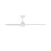 Modern Forms FR-W2503-54L Pisces 54" Outdoor Ceiling Fan with LED Light Kit - Matte White
