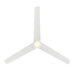 Modern Forms FR-W2503-54L Pisces 54" Outdoor Ceiling Fan with LED Light Kit - Matte White
