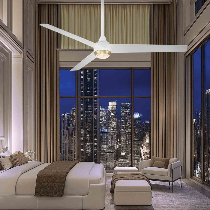 Modern Forms FR-W2503-54L Pisces 54" Outdoor Ceiling Fan with LED Light Kit