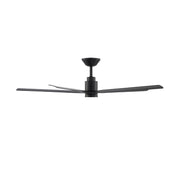 Modern Forms FR-W2601-56L Smooth 5 56" Outdoor Ceiling Fan with LED Light Kit-Matte Black
