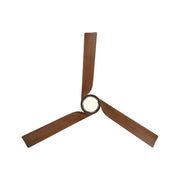 Modern Forms FR-W2605-54L Chill 54" Outdoor Ceiling Fan with LED Light Kit-Matte Black with Distressed Koa Blades