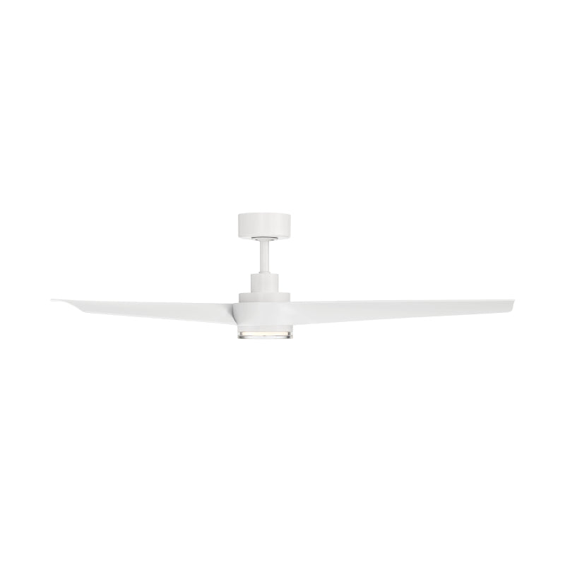 Modern Forms FR-W2605-54L Chill 54" Outdoor Ceiling Fan with LED Light Kit-Matte White