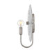 Fredrick Ramond FR30120 Rene 1-lt 12" Tall LED Wall Sconce - Glacial
