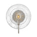 Fredrick Ramond FR30120 Rene 1-lt 12" Tall LED Wall Sconce - Glacial