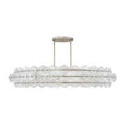 Fredrick Ramond FR30125 Rene 10-lt 60" LED Drum Chandelier - Glacial