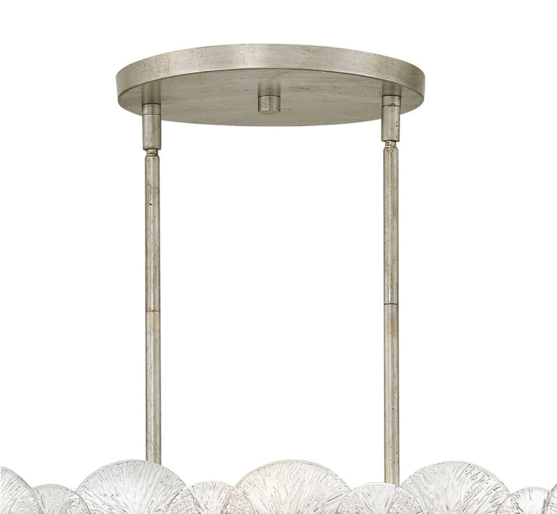 Fredrick Ramond FR30125 Rene 10-lt 60" LED Drum Chandelier