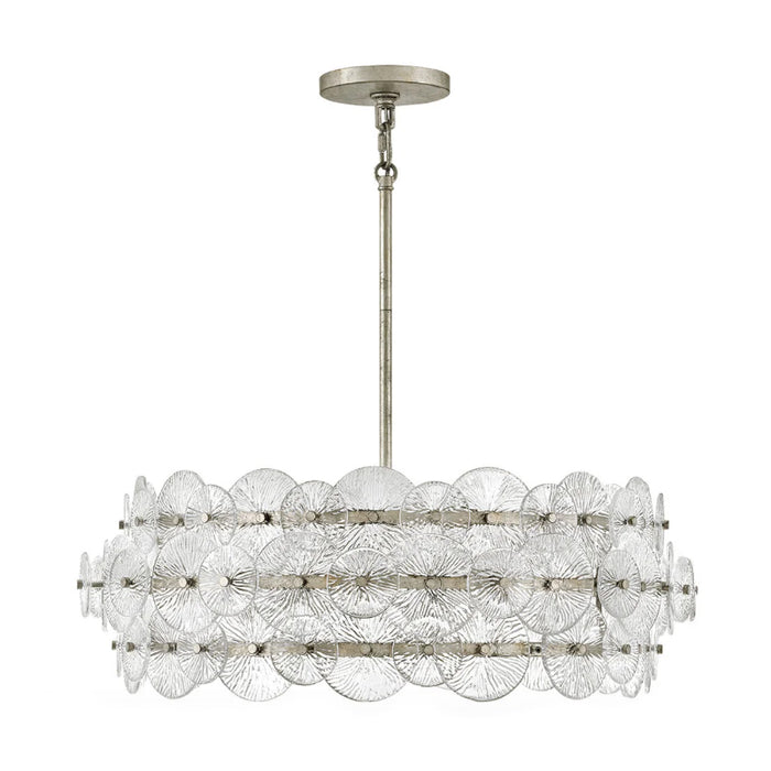 Fredrick Ramond FR30126 Rene 6-lt 31" LED Chandelier - Glacial