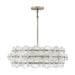Fredrick Ramond FR30126 Rene 6-lt 31" LED Chandelier - Glacial