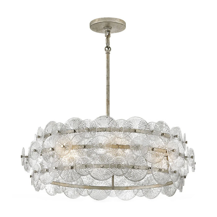 Fredrick Ramond FR30126 Rene 6-lt 31" LED Chandelier - Glacial
