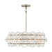 Fredrick Ramond FR30126 Rene 6-lt 31" LED Chandelier - Glacial