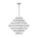 Fredrick Ramond FR30128 Rene 16-lt 29" LED Chandelier - Glacial