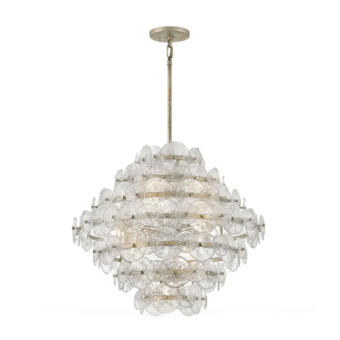 Fredrick Ramond FR30128 Rene 16-lt 29" LED Chandelier - Glacial