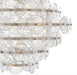 Fredrick Ramond FR30128 Rene 16-lt 29" LED Chandelier - Glacial