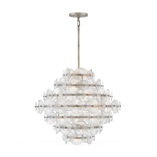 Fredrick Ramond FR30128 Rene 16-lt 29" LED Chandelier - Glacial