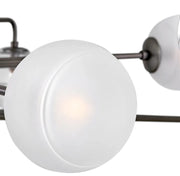 Fredrick Ramond FR30508 Oberon 8-lt 48" LED Chandelier - Black Oxide