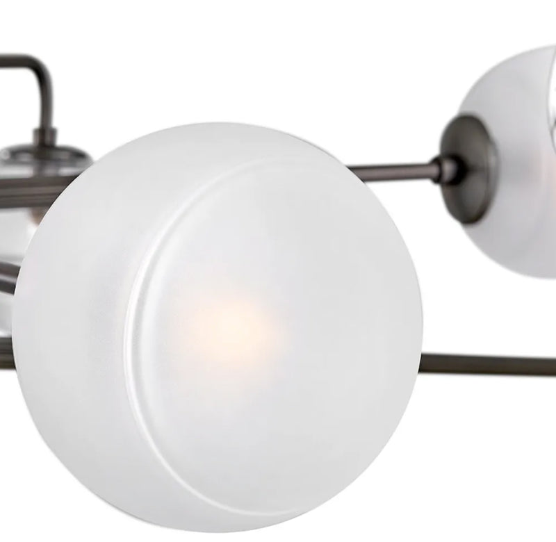 Fredrick Ramond FR30508 Oberon 8-lt 48" LED Chandelier - Black Oxide