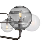 Fredrick Ramond FR30508 Oberon 8-lt 48" LED Chandelier - Black Oxide